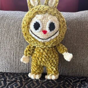 SOLD I will be making more. Handmade crochet monster doll